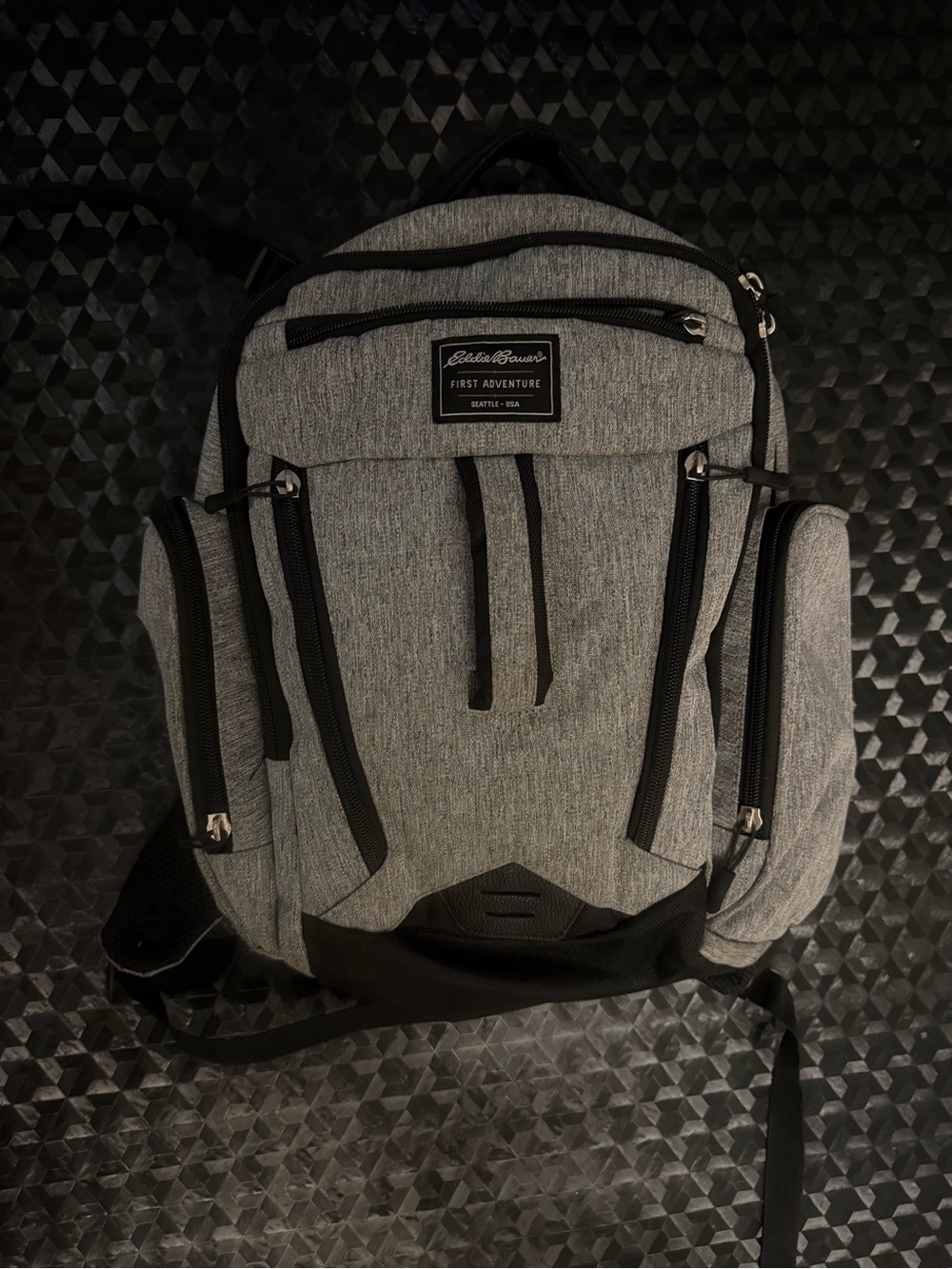 Eddie Bauer Gray Diaper Bag - Versatile Everyday Bag
